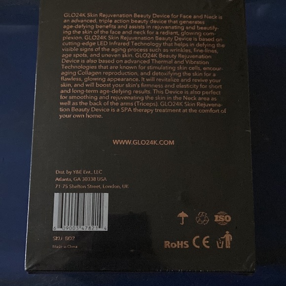 GLO24K Skin Rejuvenation Beauty Device for Face and Neck - Picture 2 of 3